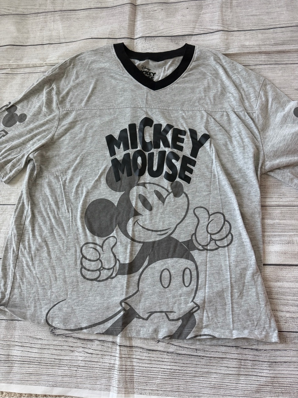Mickey Mouse Gray Kids Graphic Tee - Disney